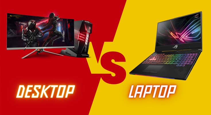 laptop vs desktip