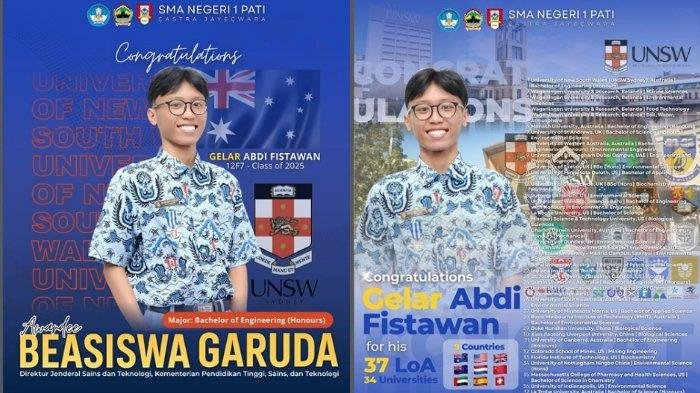 Anak Pedagang Bakso dari Pati Berbagi Rahasia Sukses Diterima di 34 Perguruan Tinggi Luar Negeri